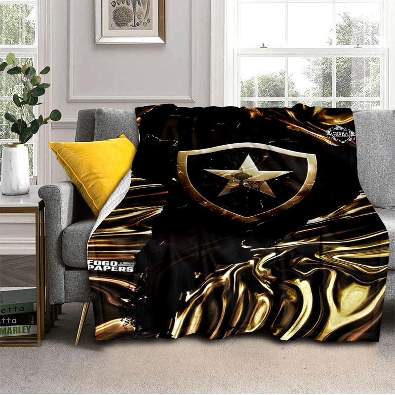 Botafogo Football Club Printed Throws Blanket Soft Flannel Blankets for Couch Bed Gifts for Men Women Picnic blanket Christmas gifts