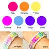 6*8mm UV Changing Reactive Acrylic  Mixed Color Beads Glow In The Dark DIY Bracelet DIY  Jewelry Making Children Intelligence