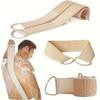 Peeling-Körperwäscher - Weiches Waschlappen für die Entfernung abgestorbener Haut & Trockenbürsten | Langer Badeschwamm mit Band für Dusche & Spa