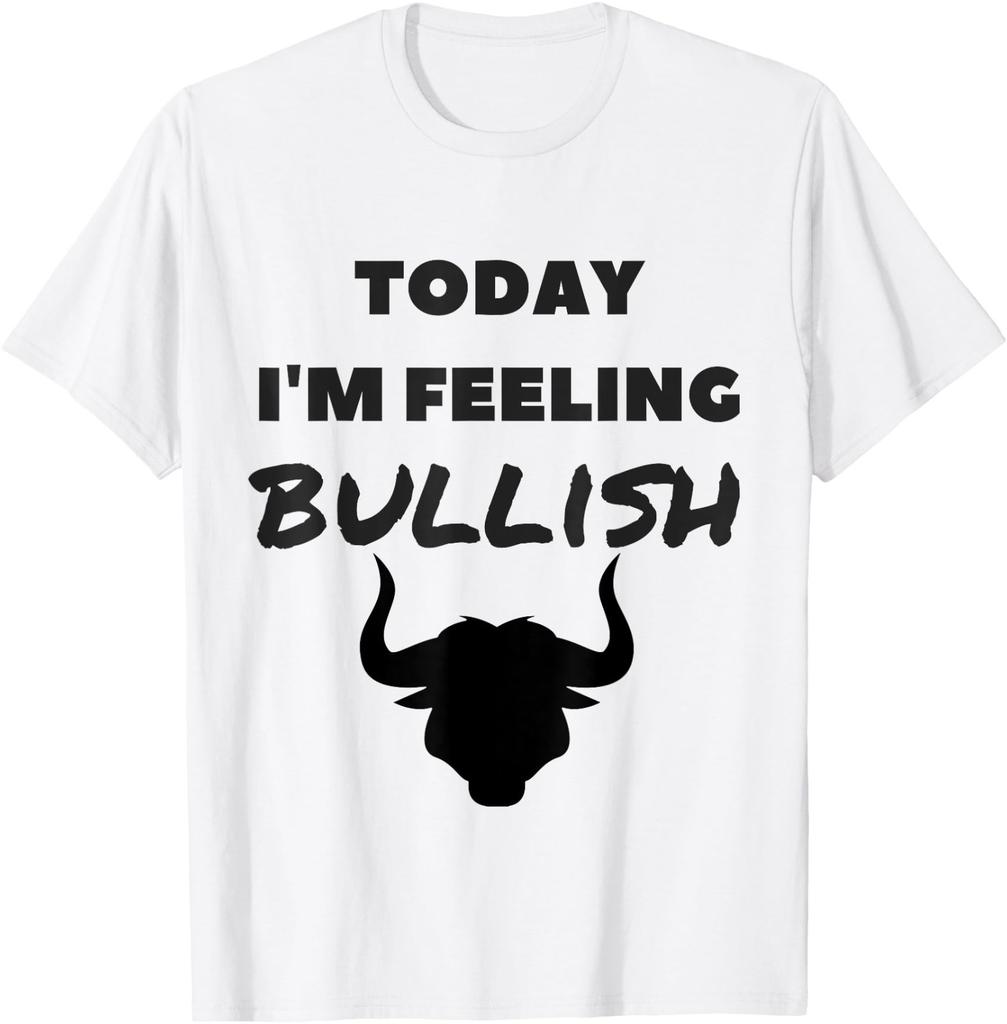 Wall Street Stock Market Bullish Day Trader T Shirt Gift for Friend Size S-4XL