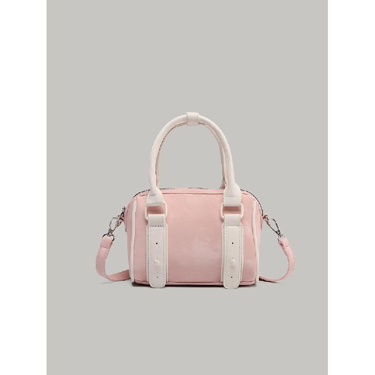 Sweet Girl Handbag 2025 New Model Niche Design Cute Boston Bag Versatile Commuting Shoulder Crossbody Bag