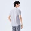 SEVEN Men's Silk Blend Striped Short Sleeve Knit Shirt