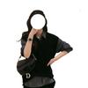 Korean Style V-Neck Vest & Long-Sleeve Blouse Set for Women - Casual Spring/Autumn Wear
