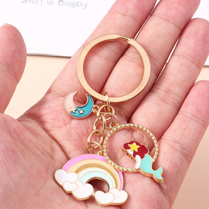 Ethnic Elephant Keychains for Car Key Unique Bohemia Animal Key Rings for Women Men Handbag Accessories DIY Jewelry Gifts