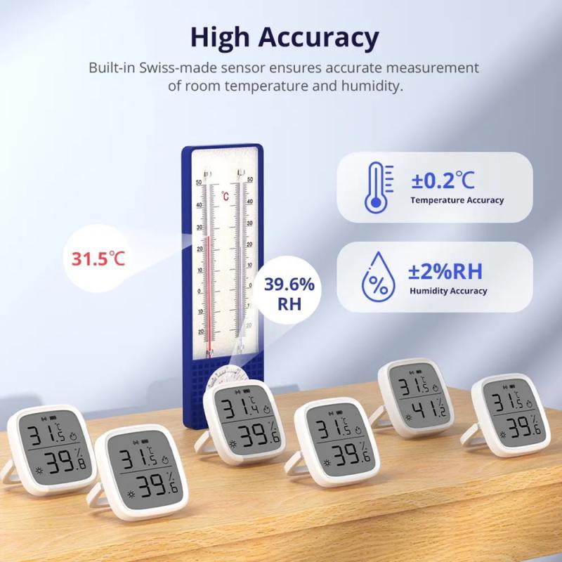 SONOFF SNZB-02D Zigbee Smart Temperature Humidity Sensor Transducer Real-time Monitor Ewelink Alexa Google Home Assistant Alice