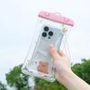 Cartoon Anti Sinking Air Waterproof Phone Bag Pouch for Apple IPhone Xiaomi Samsung Swimming Drifting Cute Touchable Lanyard