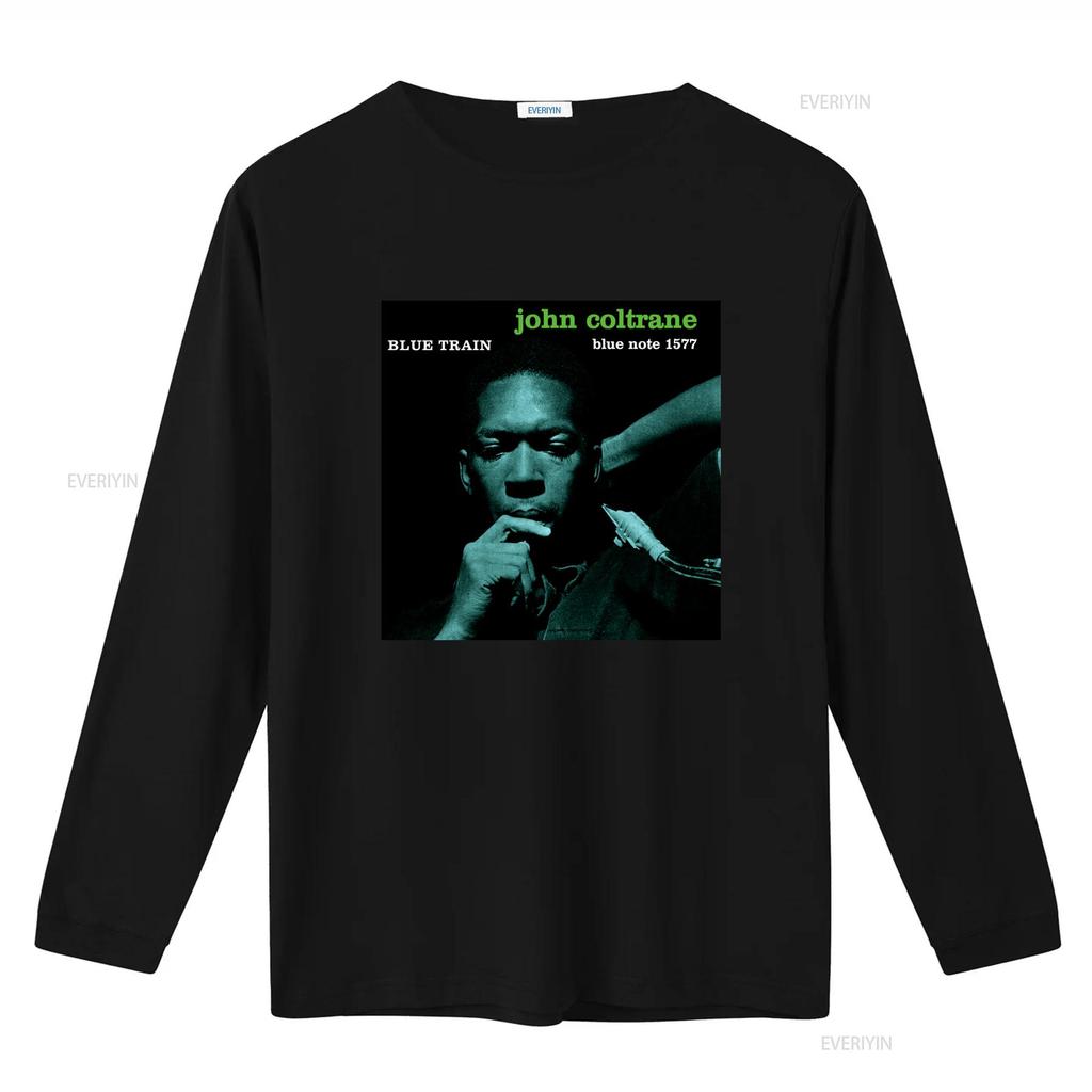John Coltrane Blue Train T-shirt Jazz Musique Inspiré Design Moments Avis Je Suis Démodé Hommage vintage Lavé Décontracté