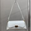 Bag women's niche design retro baguette armpit bag high-end new trendy red crossbody shoulder leather women's bag