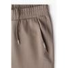 H M sliM Fit Twill Jogger Pants Dark Beige