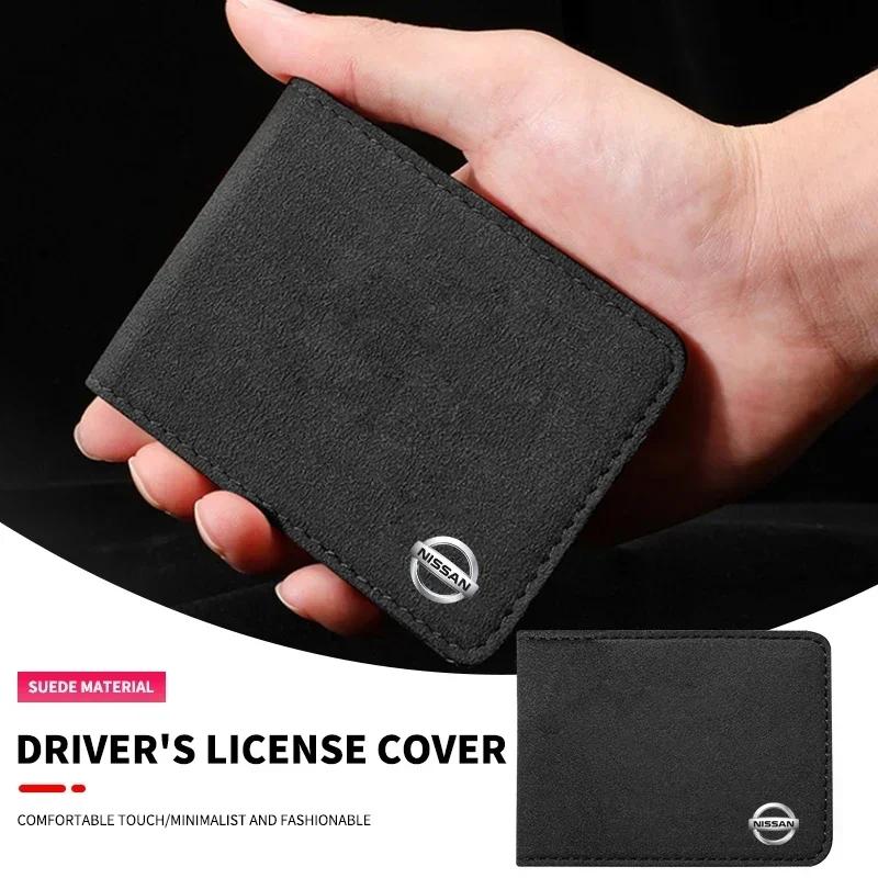 Auto ID-Ausweishalter Führerscheinabdeckung Auto-Fahrdokumenten-Etuis Kreditkartenclips Für Nissan Qashqai Tiida j10 j11 2019