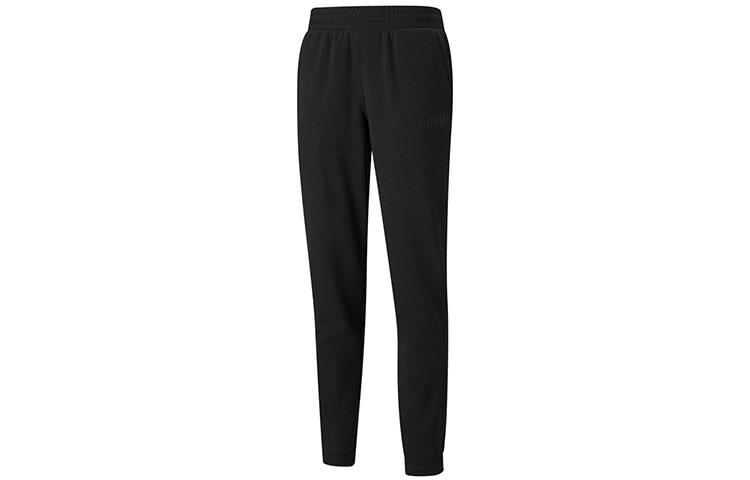 PUMA Трикотажные штаны Мужские Черные Умеренно зауженные 846416-01 S