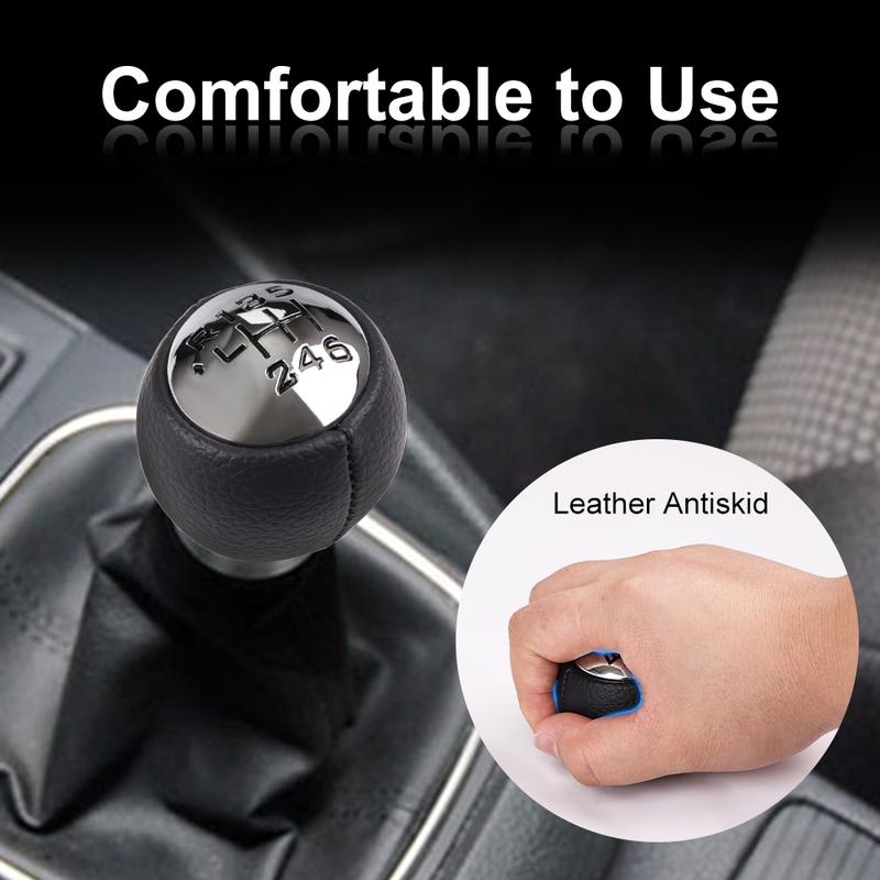 6-Speed Transmission Gear Stick Shift Knob Head Lever Adapter Manual for Peugeot 307 308 3008 407 5008 807 Citroen C3 C4 C8
