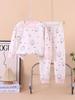 Autumn Tagless Cotton Cartoon Pajamas for Kids - Long Sleeve, Combed Cotton, A-Class Homewear
