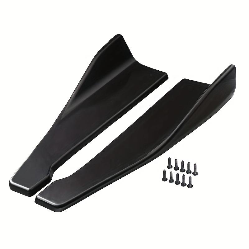 

1 Pair 18.9-Inch Rear Bumper Lip Spoiler with Screws - Easy Install, Durable Plastic, Sleek Black Design for Enhanced Aerodynamics and Protection чёрный