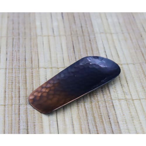 Shinkodo Pure Copper Tea Strainer, Made In Japan, Shakudo Finish, Hammered, Gift Wrapping Available