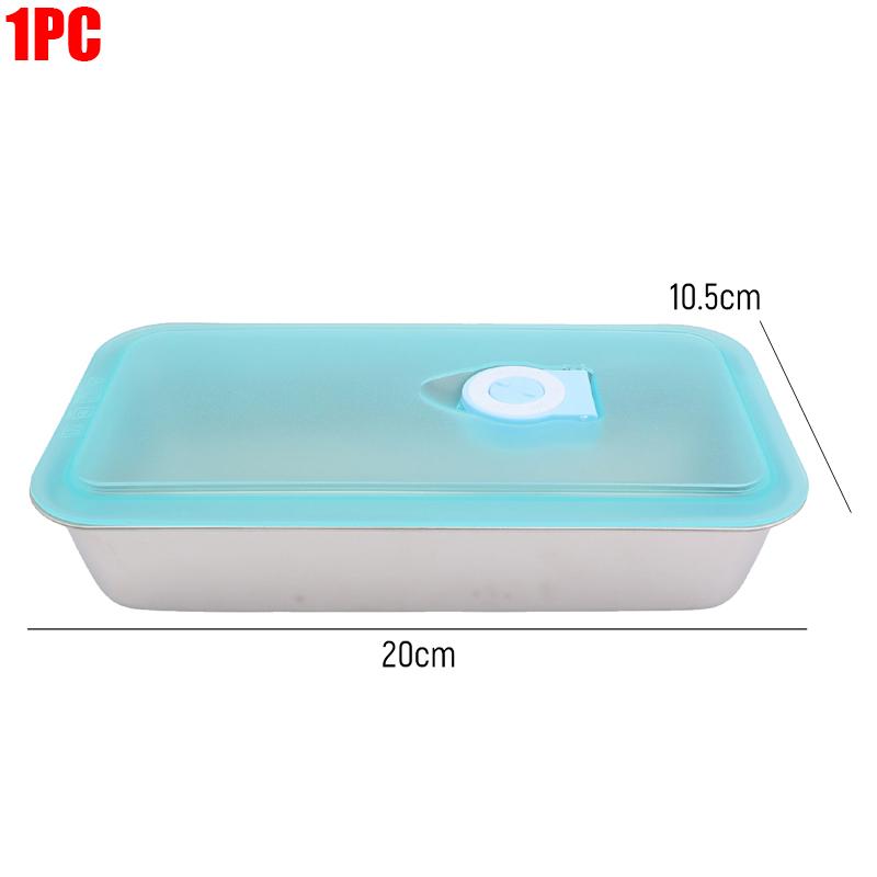 

Stainless Steel Sealed Crisper Divided Lunch Box Fresh-keep Snacks Food Storage Containers with Lids Outdoor Camping Bento Box