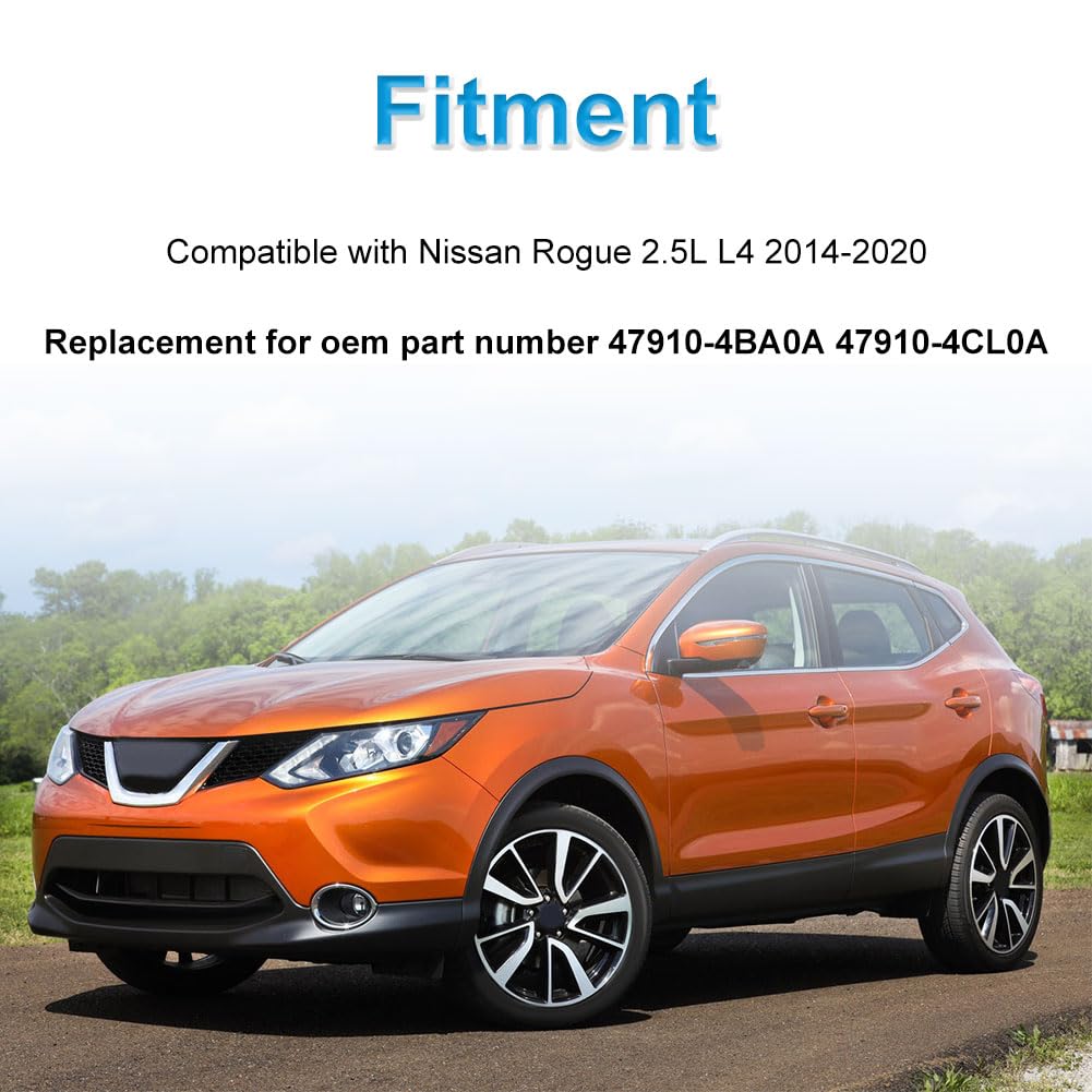 2 Pcs ABS Wheel Speed Sensors Compatible with Nissan Rogue 2.5L L4 2014 2015 2016 2017 2018 2019 2020, Front Left & Right abs Sensors, Replacement