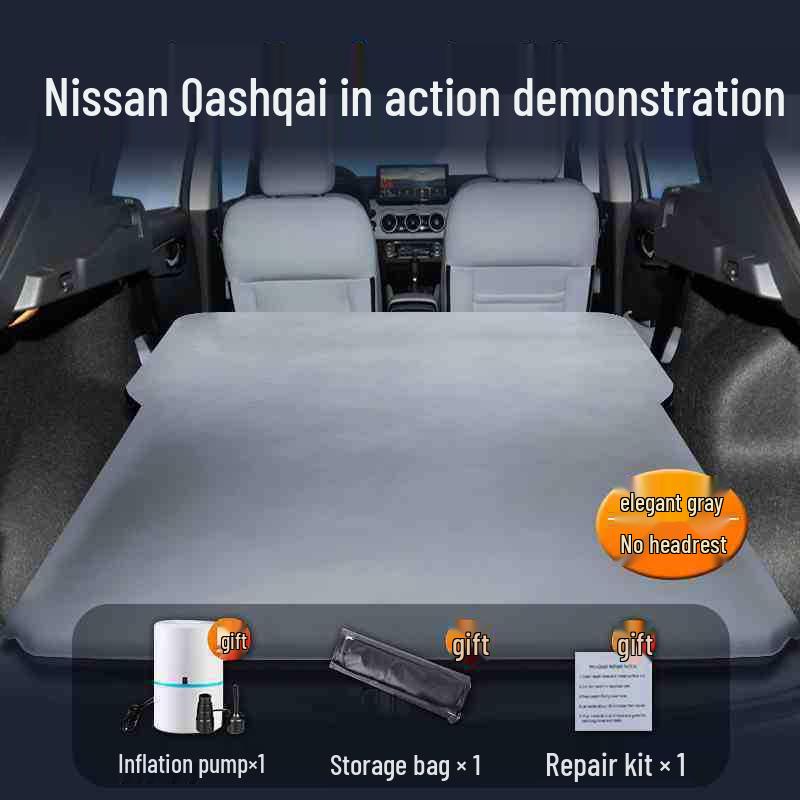 Aufblasbare Kofferraummatratze für Nissan Qashqai SUV Rücksitz
