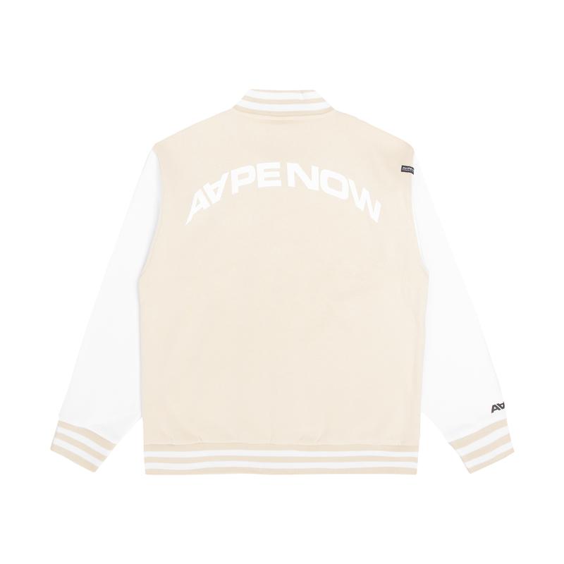 Aape By *A Bathing APE® Moonface Logo Varsity Jacket AAPSWM3979XXJ