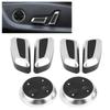 6Pcs Car Seat Adjustment Knob Button Switch Cover Trim for A3 A4 A5 A6 Q3 Q5