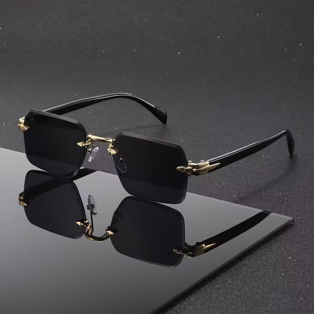 New Trendy Frameless Fashion Sunglasses For Men And Women With Unique Design C1