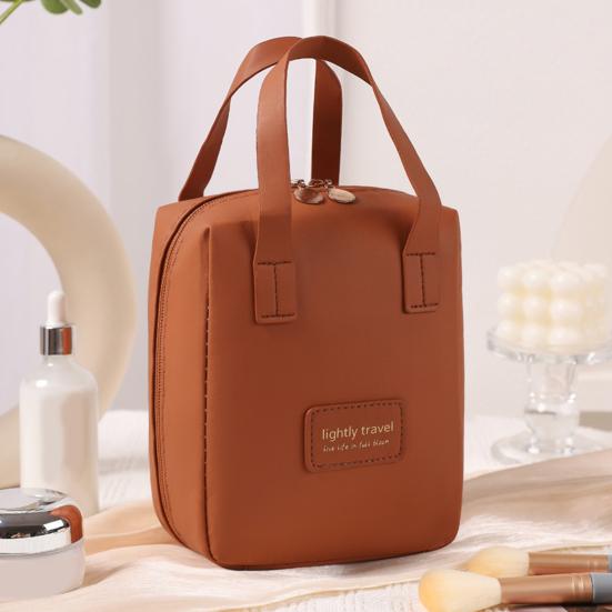 Travel Cosmetic Bag Portable Toiletry Organizer with Handle Large Capacity Waterproof Makeup Bag for Home Travel Business Trip