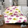 1pc Fish Friends Print Blanket   Lightweight Flannel Throw Blanket For Sofa, Bed, Living Room, Office, Outdoor Travel, Camping