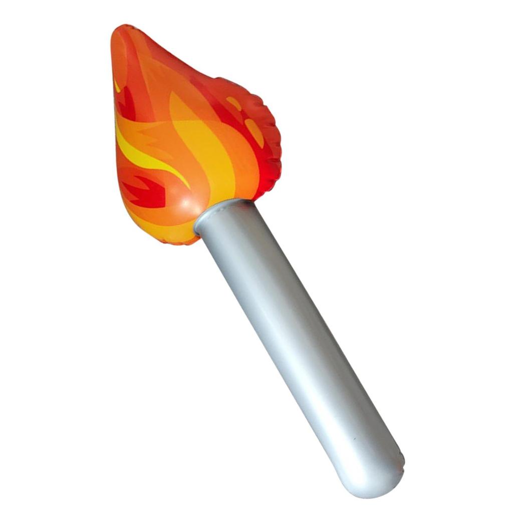 Inflatable Torch Fun Torch Inflates For  Games MedievalThemed Party Sports Competitions, 16 Inches