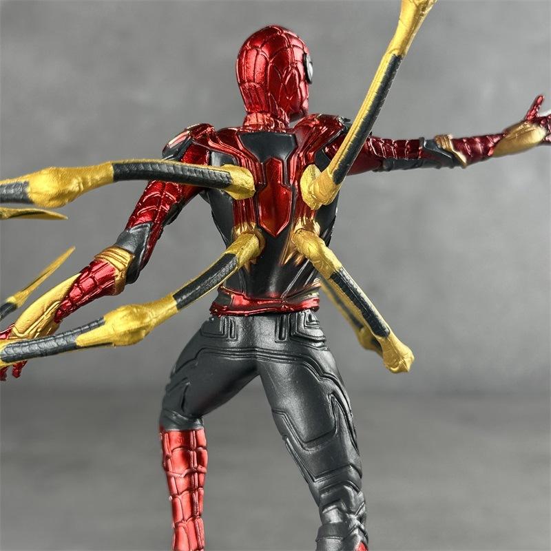Marvel Spider-Man No Way Home Iron Spider Suit Figure 2 Poses Optional Collectible Model