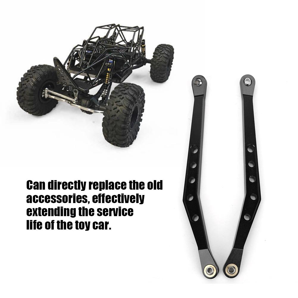 Aluminium Alloy Upper Suspension Links Remote Control Car Accessory for 1 10 Axial 90018 RC CrawlerBlack