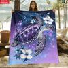 2D Flat 1pc Cosmic Turtle Outdoor Ultra Soft, Portable Flannel Blanket -Lightweight Home Furnishings Bedding Blanket Suitable for Travel Camping Livin