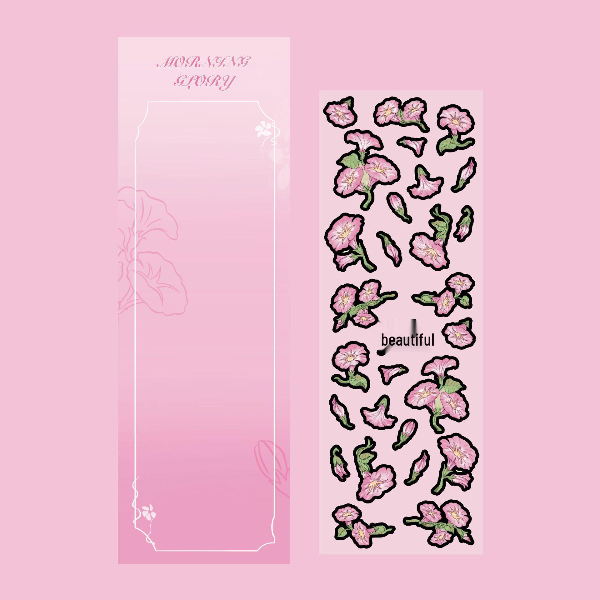 Coisini Morning Glory Korean Style Cartoon Stickers - Laser, Cute, DIY Diary Decorations