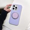 Liquid Jelly Rotating Large Bracket Magnetic Mobile Phone Case Suitable for iPhone16promax Skin Feeling Solid Color Protective Case