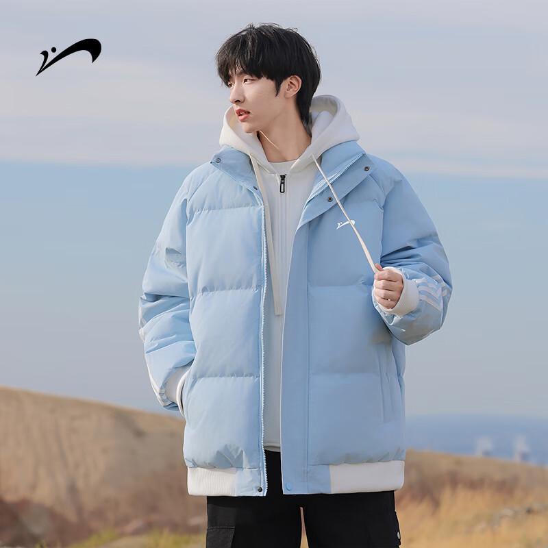 

Мужская зимняя куртка Guirenniao с капюшоном, утепленная, имитация двух частей 2XL