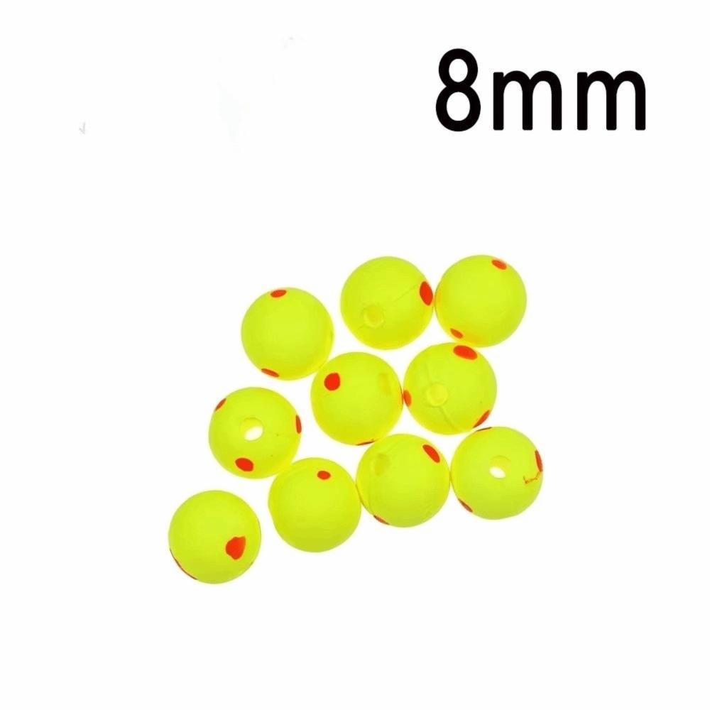 50pcs Foam Balls Fishing Floats High Buoyancy Fishing Beads Fish Floats Beads Outdoor Fishing