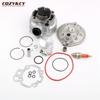 Motorcycle 90cc 49mm Big Bore Cylinder Kit & Cylinder Head for Yamaha DT50 TZR50 DT TZR 50cc AM6 Minarelli 2 Stroke