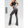 Womens High-Waisted Antibacterial Yoga Flare Leggings Fitness Running Gym Workout Fall Winter