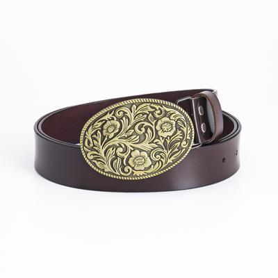 Higan Flower Ancient Official Belt Fashion Belt Whole Cowhide Belt