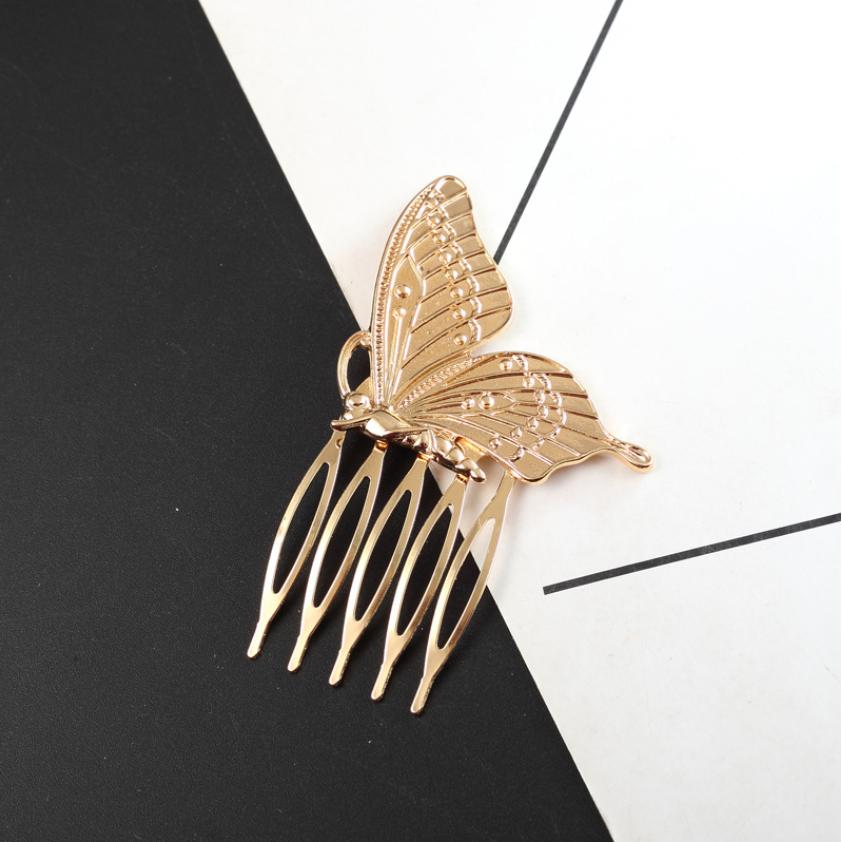 Wedding Hair Accessories Leaf Hair Clips for Women Fashion Crystal Bride Headdress Hairpin Crystal Hair Combs Girls Jewelry Gift