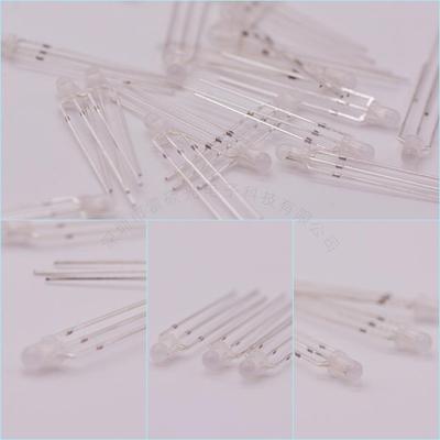 Frosted 3mm Red & Blue Dual-Color High-Brightness LED Indicator Light (Common Anode)
