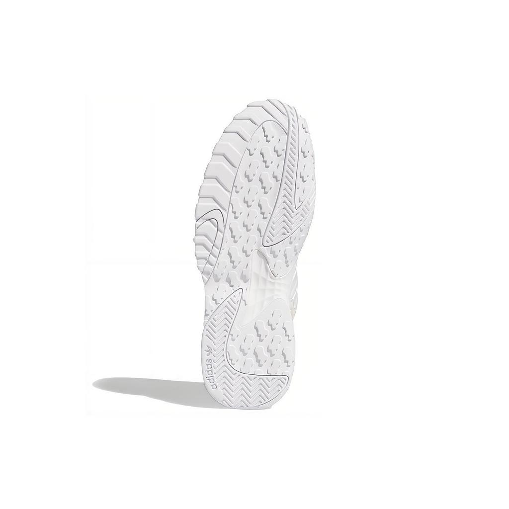 Adidas Originals Streetball Low Non-Slip Low-Top Basketball Shoes Unisex Sneakers White Light-Brown FW1217