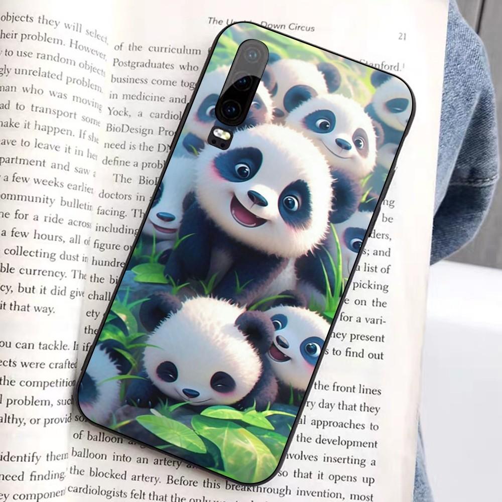 Cartoon Lovely Panda Phone Case For Huawei Honor 10 Lite 9 20 7A 9X 30 50 60 70 Pro Plus Soft Silicone Cover