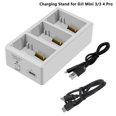 Battery Charging Hub For Dji Mini 4 3 Pro Drone Battery Charger Charging Station Drone Three Channel Charger For Dji Mini 3