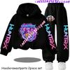 TZWY2026 Autumn KP Op  Girls Print Clothing Children Hoodie 2pcs Set Pants Suit Kids Tracksuit Splice Sport Tracksuits