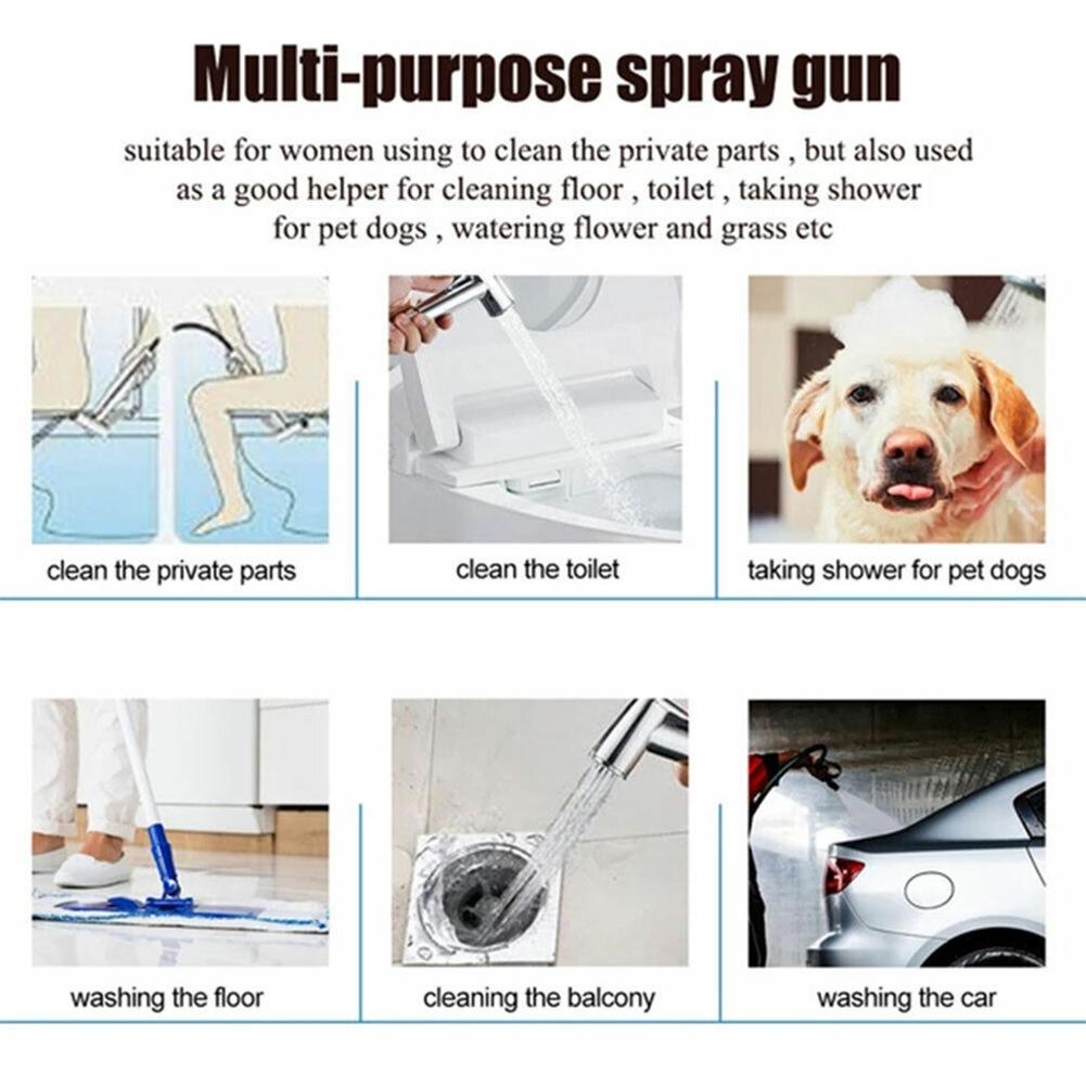 Sprayer Handheld Bracket Douche Faucet Hand Held Home
