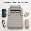 Automatic Inflation Inflatable Bed With Bedside Table Thickened Mattress Skin-friendly Increase Height Air Cushion