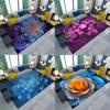 Fantasy Flower Pattern Floor Mats Door Front Decoration Home Living Room Floor Mats
