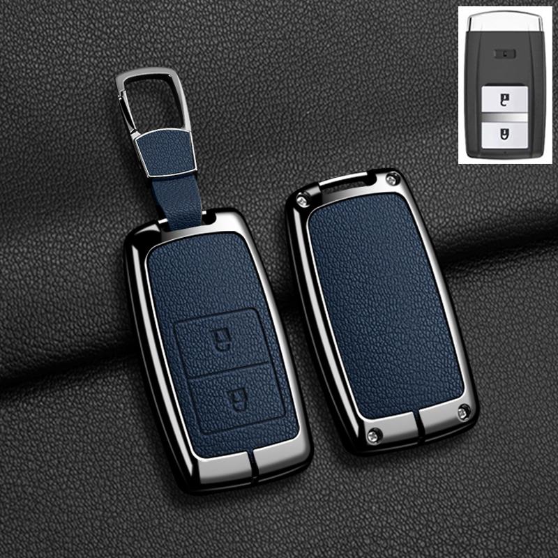 Auto Zinklegierung Leder Schlüssel Fernbedienung Hülle Abdeckung Für Acura RLX MDX CDX TLX-L NSX RDX Schutzhülle Schlüsselanhänger Auto Schlüsselanhänger Zubehör