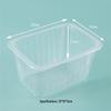 Erheshen Disposable Rectangular Plastic Food Fresh-Keeping Boxes
