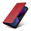 For iPhone 13 6.1 inch Leather Stand Phone Case Calf Texture Wallet Magnetic Cell Phone Cover
